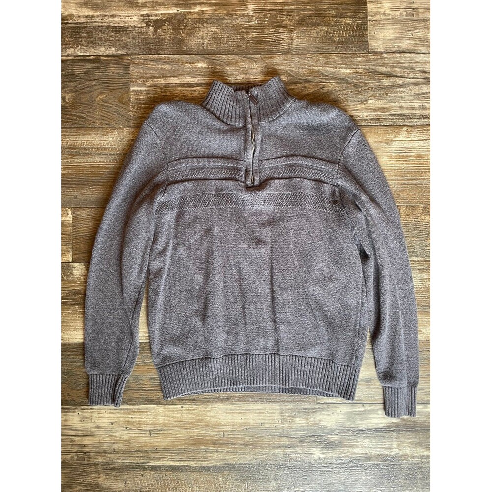 Men’s Dockers Gray Quarter Zip Pullover Sweater